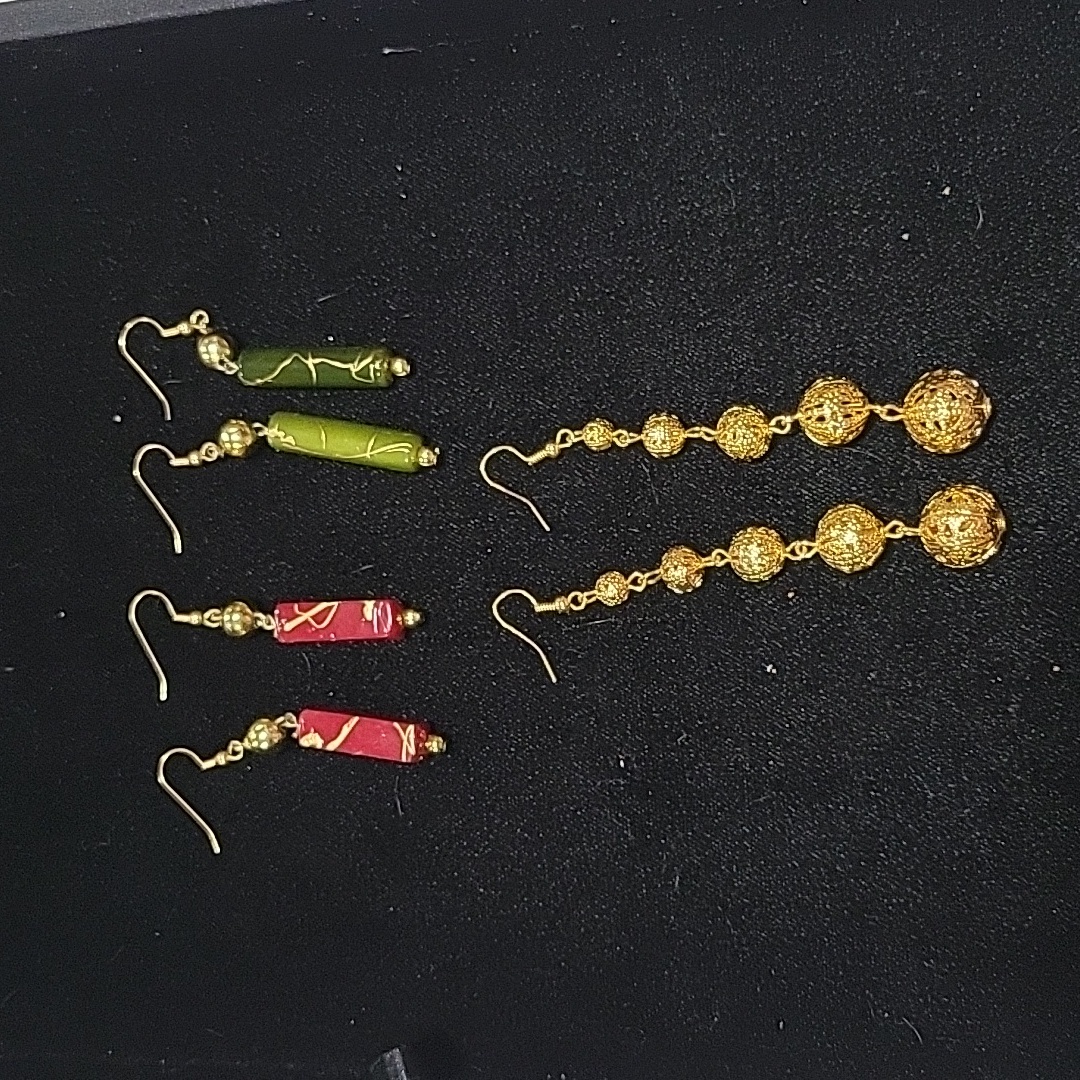 Handcrafted Bundle Of Fashion Earrings